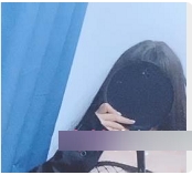 糖心vlog网红(小狍纸)粉色女仆灰色超短裙摄影