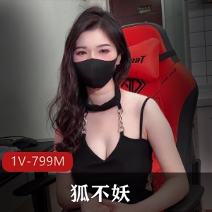 电竞陪玩狐不妖最新合集1V799M，热爱电竞自拍