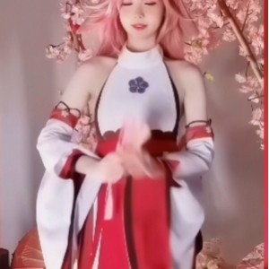 橙子喵酱八重神子妮露热舞3V349M极致魅惑